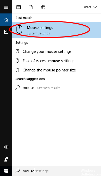 The mouse pointer or cursor disappears on Windows 10 or a surface device