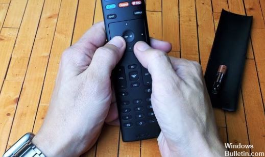 To troubleshoot a Vizio remote control malfunction