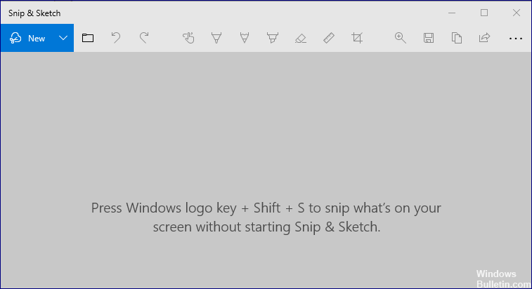 Bug fix: Windows Snipping Tool Shortcut does not Work